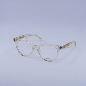 Bottega Veneta BV1020O 004 Eyeglasses Transparent Beige 49mm Cat Eye Frame